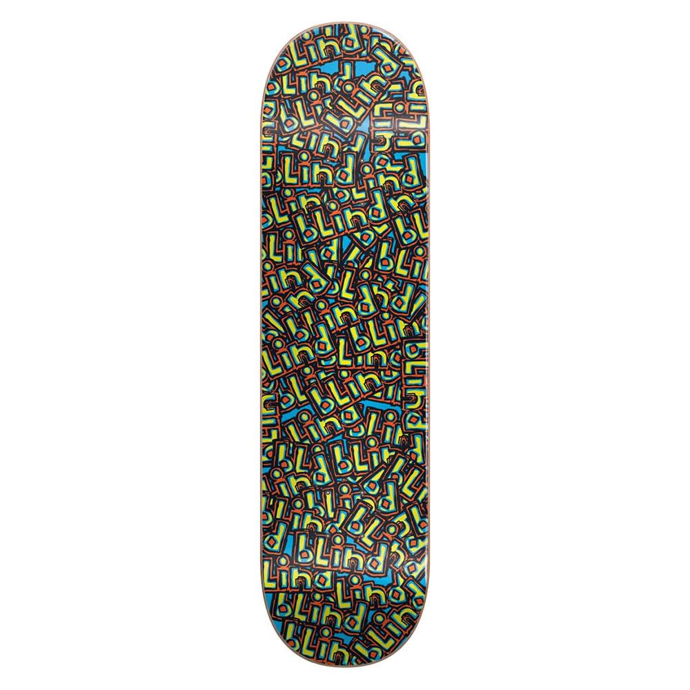 Blind Skateboard Deck - OG Wallpaper RHM Blue 8"