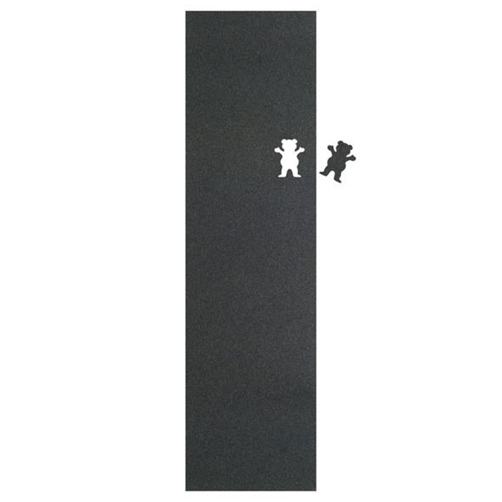 Grizzly Skateboard Griptape - Bear Cutout Regular - Black 9"