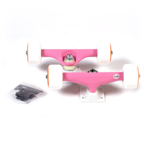 Picture Undercarriage Truck Kit - Pink/White 5.25 (Pair)