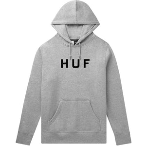 Huf Essentials OG Logo Pullover Hoodie - Athletic Heather
