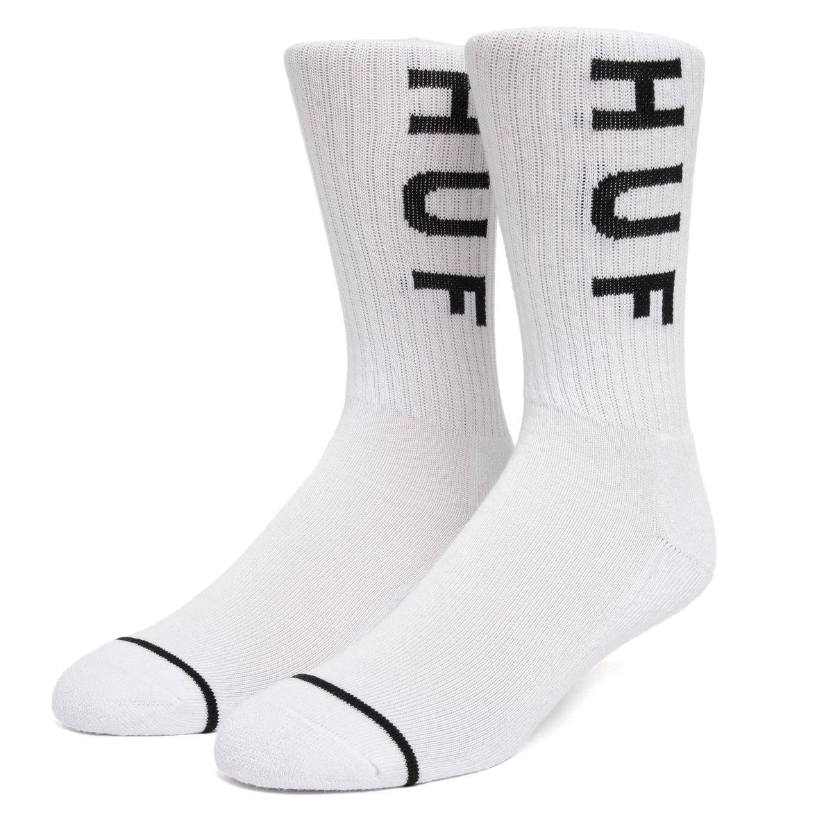 Huf Essential OG Logo Sock - White