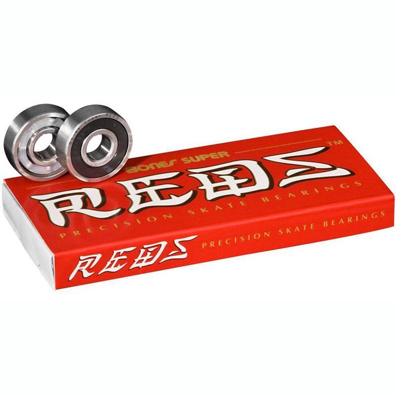 Bones Reds Skateboard Bearings Super Reds (8 Pack)