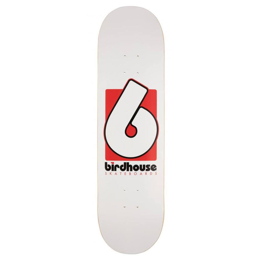 Birdhouse Skateboard Deck - B Logo White 8.5"