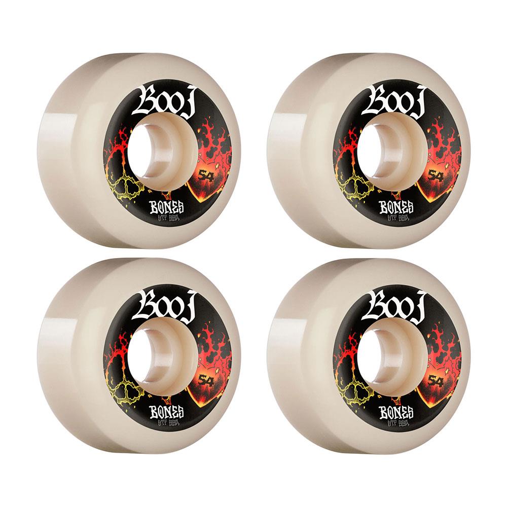 Bones Wheels - STF Boo Heart & Soul V6 White/Black 99a 54mm (4 Pack)