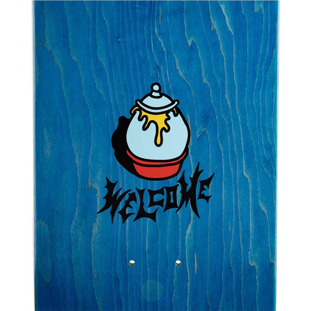 Welcome Skateboard Deck - Hunny on Evil Twin Neon Green 8.5"