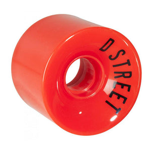D Street Wheels - 59 Cent Red 78a 59mm (4 Pack)